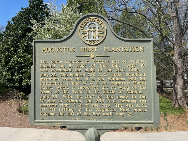 #DYK that the Carter Presidential Library sits on a historic site? The Augustus Hurt house that stood here in June 1864 served as General Sherman’s headquarters for a couple of days during the Battle of Atlanta. #NationalHistoricMarkerDay#ShermanWasHere