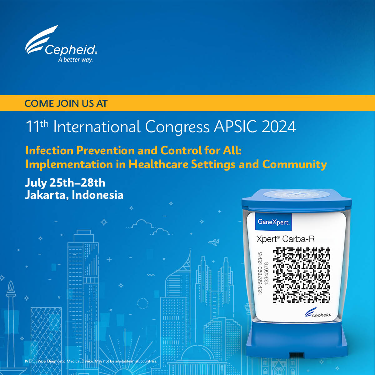 Join us at APSIC 2024 to find out how you can improve infection control & antimicrobial stewardship with fast PCR AMR results. #AMR #HAI #antimicrobialstewardship #PCRplus