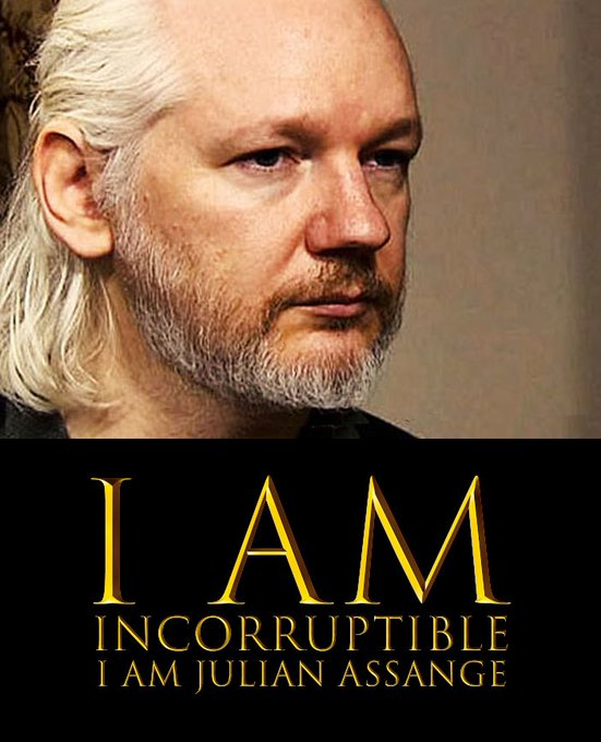 I Am Incorruptible! I Am #JulianAssange