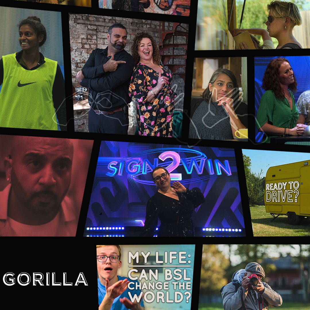 Gorilla would like to commemorate BSL Day on the 28th of April by acknowledging the importance and contributions of British Sign Language to our community and beyond.
The team at Gorilla Bristol have had a fantastic year working with with Drummer Television and the BBC.