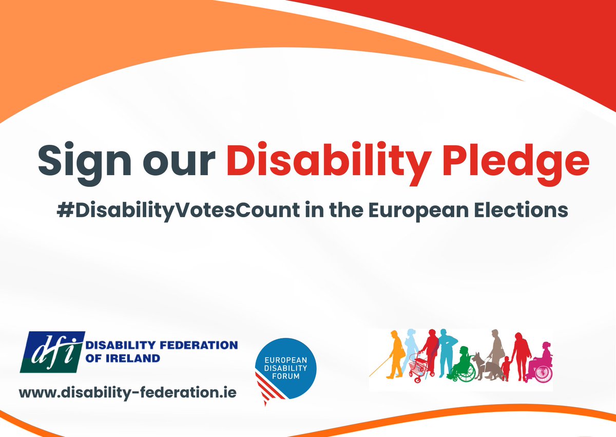 Will you sign our #disabilitypledge @ReginaDo and be an ally to disabled people? Disability must be made a priority. #EUelections2024 #DisabilityVotesCount