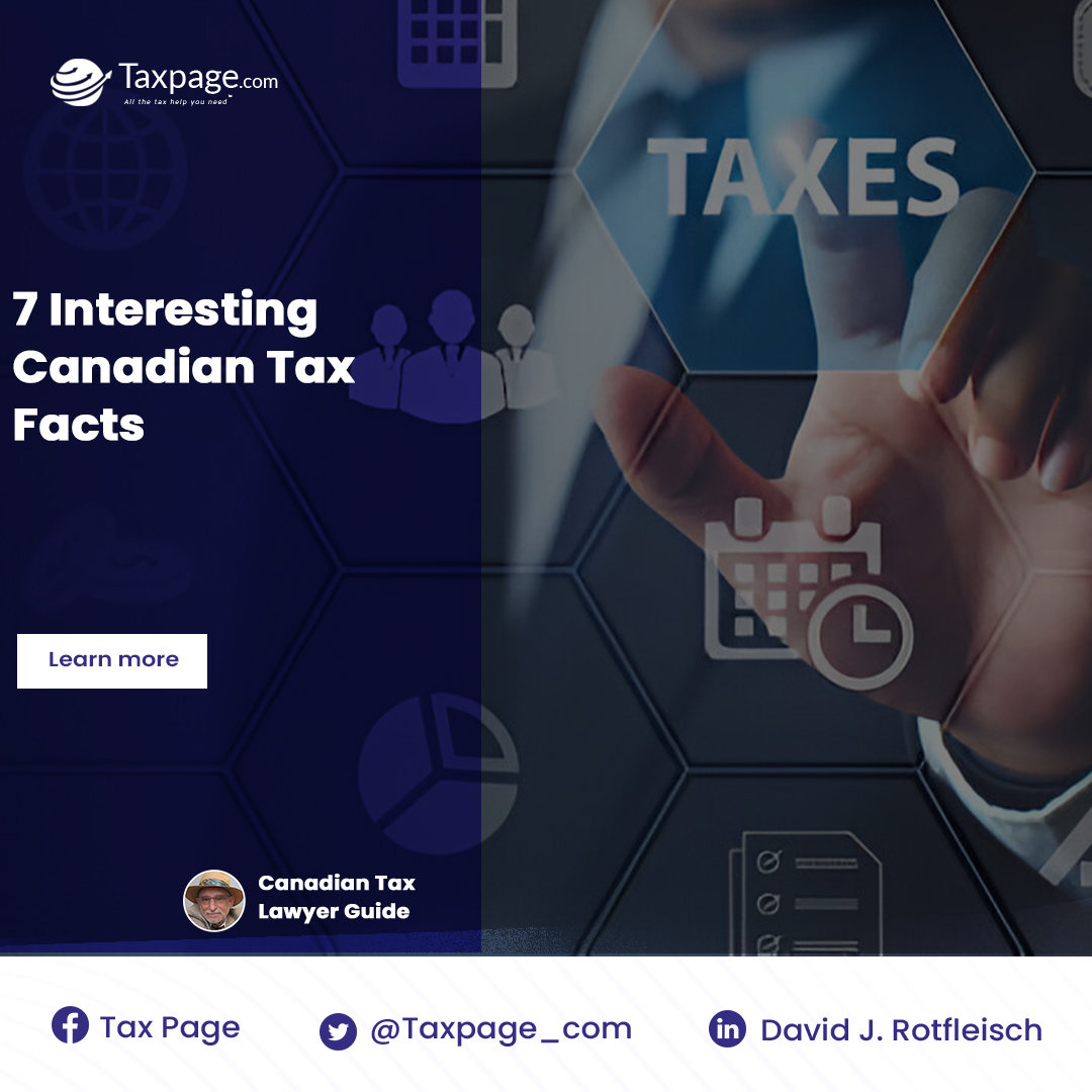 7 interesting Canadian tax facts

1.  About 40% of Canadians pay no taxes due to low-income benefits and tax credits, while higher-income individuals reduce their  taxes through allowable deductions and tax credits.

#Taxpage #CanadianTaxFacts2024 #Taxlaw