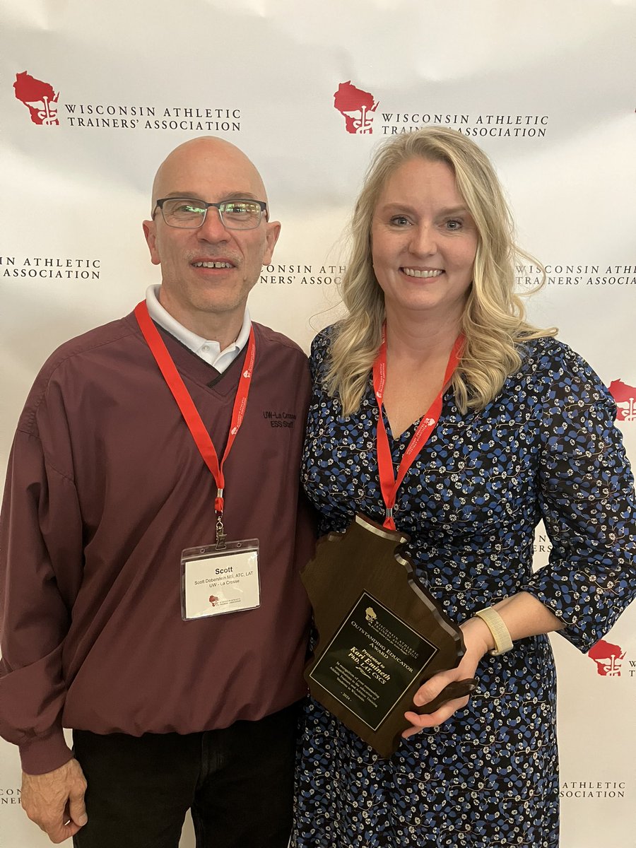 Welcome Kari Emineth, PhD, LAT to our Outstanding Educators. Your dedication to  sharing the lessons you’ve learned from your mentors keeps the line of the AT profession going strong. 

📸 (L) Scott Doberstein (R) Kari Emineth