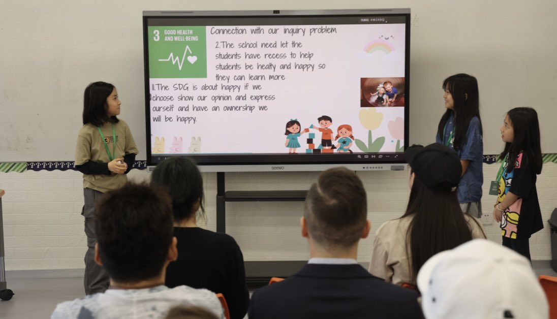 NicoleDorn9's tweet image. The G3 students did an excellent job using research ๐ง and communication ๐๐ฃ๏ธ skills for their Genius Hour project as they advocated for sustainability at #SiasIS
#PYP