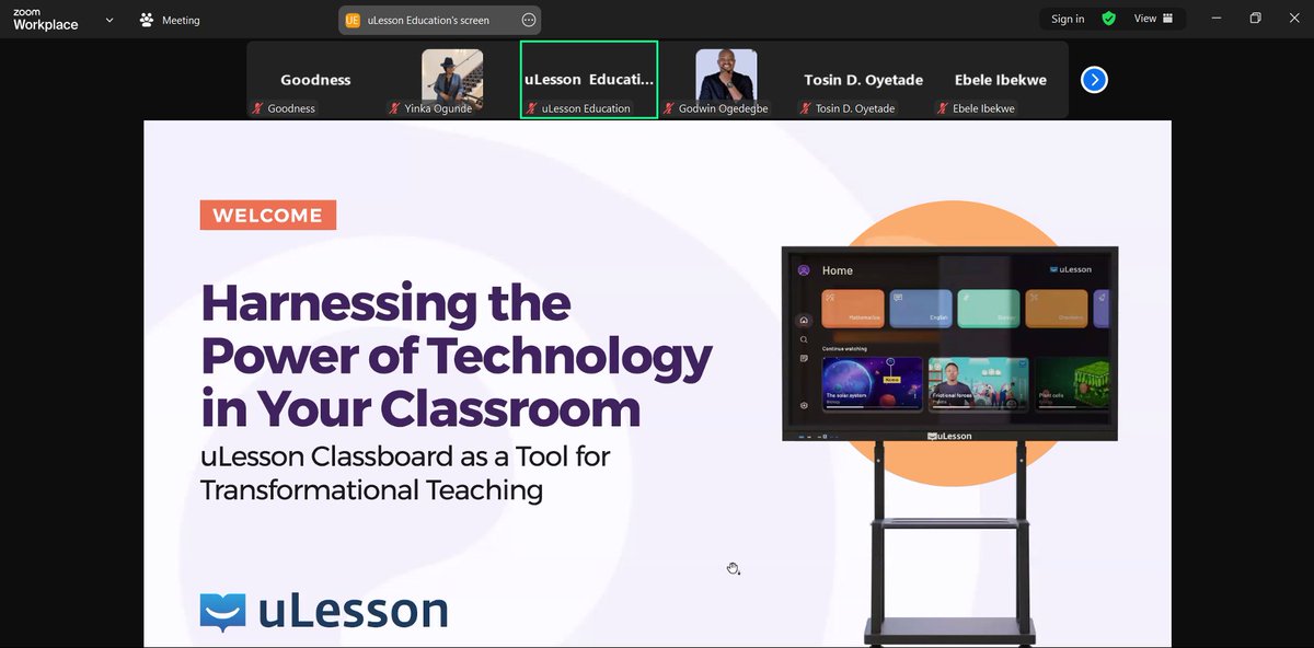 ulessonapp's tweet image. We are live!🥳
Join us:: lu.ma/ulessonwebinar 💜
#uLesson #uLessonClassboard #Classboard #LoveTeaching #Education #Teaching #Classroom #Educators