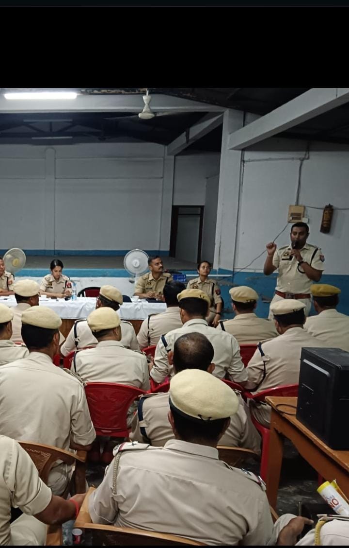 On 24- 04-2024, the monthly crime conference review meeting was held at the community hall of Police Reserve ,Nalbari. @assampolice @DGPAssamPolice @gpsinghips