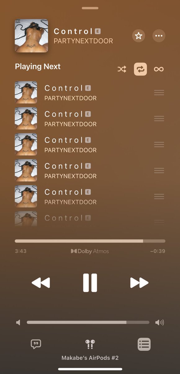 Control is one of them ones
