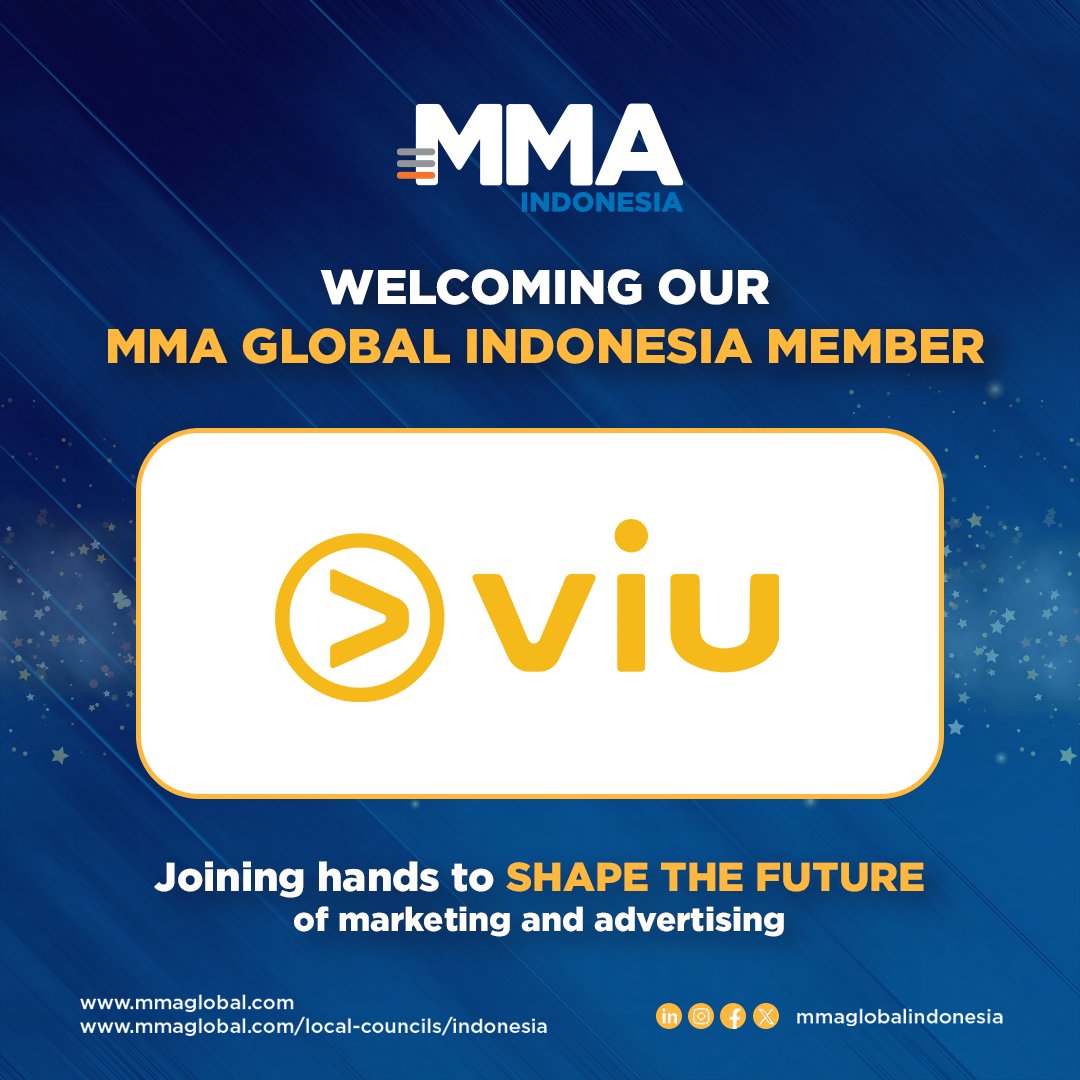 Welcome aboard @viuindonesia 

We hope you'll have a great time working with us and we're thrilled to have you on board.

#MMAGlobal #MMAGlobalIndonesia #MMAAPAC #MarketingAdvertising #ShapeTheFuture #Digitization #Indonesia #members