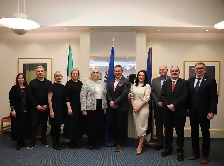 This week, a parliamentary delegation from Estonia visited Leinster House to attend various meetings, including with the Ceann Comhairle, Seán Ó Fearghaíl, and with the Ireland-Estonia Parliamentary Friendship Group. 🇮🇪🇪🇪#SeeForYourself