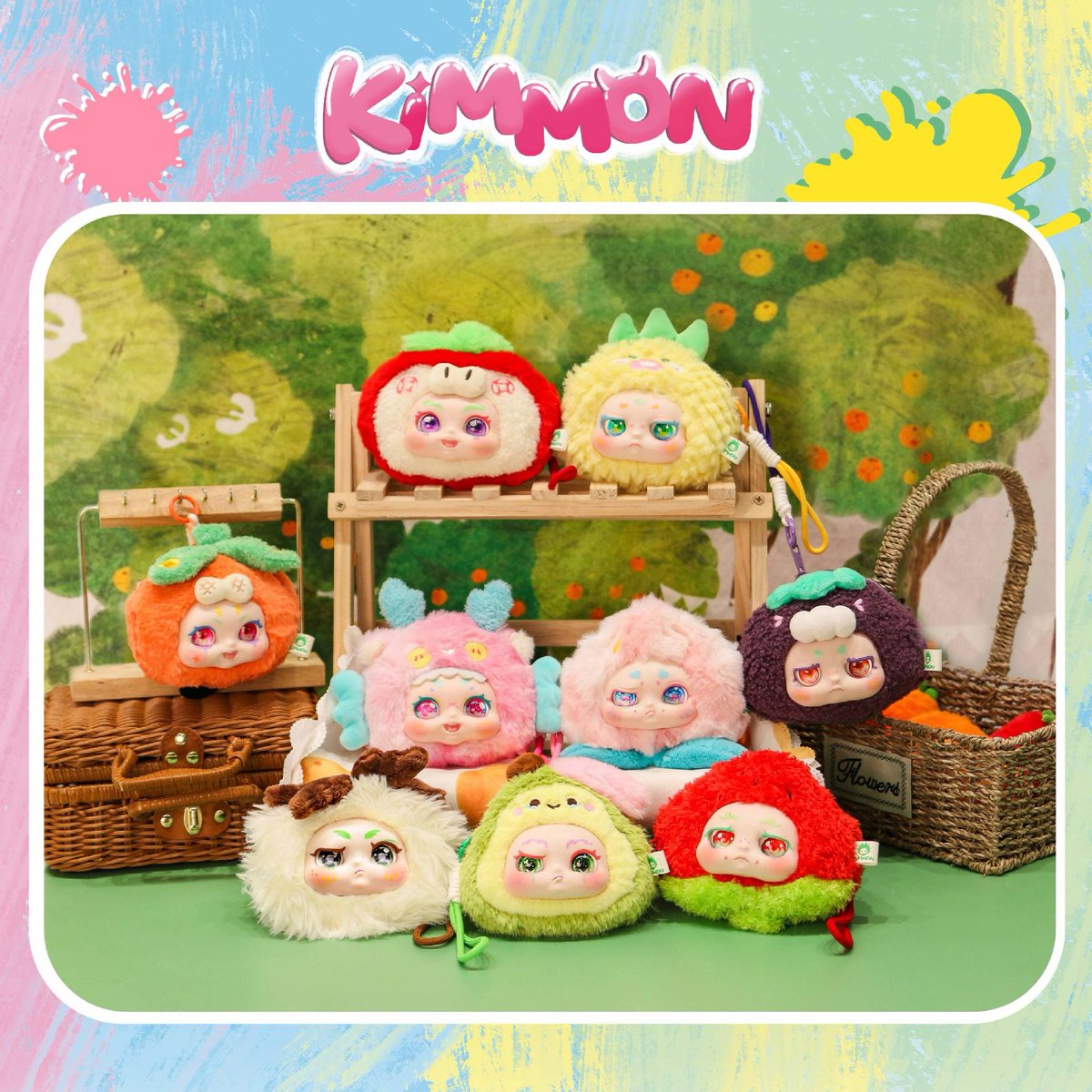 Kimmon fruit แก๊งผลไม้สุดน่ารัก เป็นกระเป๋าสตางค์จิ๋วได้ด้วย🍑🍒🍇🍋