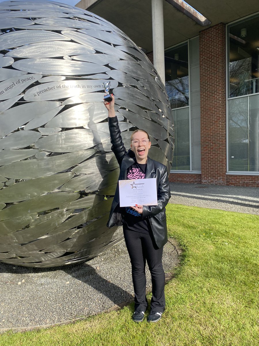 A big congrats to our Assistant Librarian Lizzy Cross, who won Professional Staff Member of the Year at the <a href="/NewmanSU/">NewmanSU</a> Awards last night! 

We’re all pleased that her friendly positive attitude has been recognised, well done Lizzy, it’s thoroughly deserved!