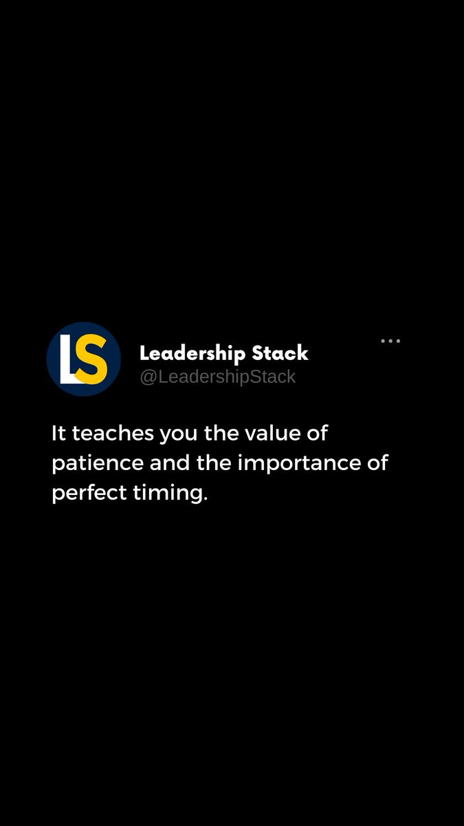 LeadershipStack's tweet photo. How has your years of experience shaped you into a valuable leader?

#transformation #experience #leader #LeadershipMatters https://t.co/51RrqZxSjD