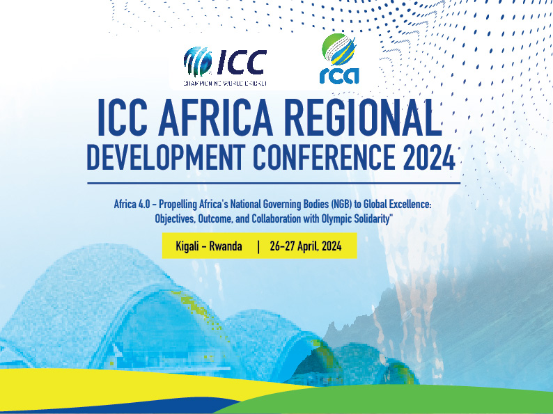 African cricketing countries are in Kigali for ICC Africa Regional Conference 2024 from 26-27 April,2024 at Ubumwe Grand Hotel