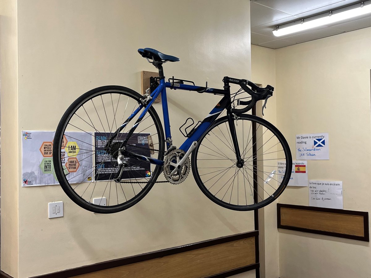 @LeTour is happening very soon!  Our S2 pupils are working on a project linked directly to the Tour de France so we thought we'd go for a full on display this year ... just the start #letourdefrance #monolingualismcanbecured #ridebikes