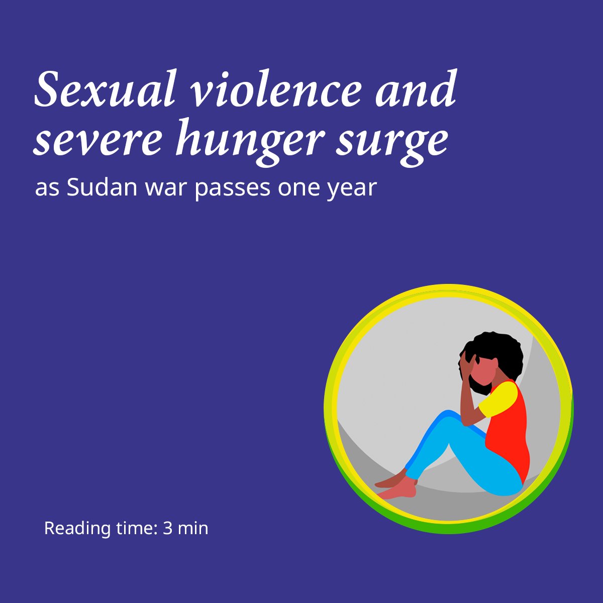🚨 Sexual violence & severe hunger are surging as Sudan's war hits its one-year mark. With 6.7 million people needing protection from gender-based violence, @UNFPA is on the ground, providing life-saving support. Read more: 👇 pmnch.who.int/news-and-event…