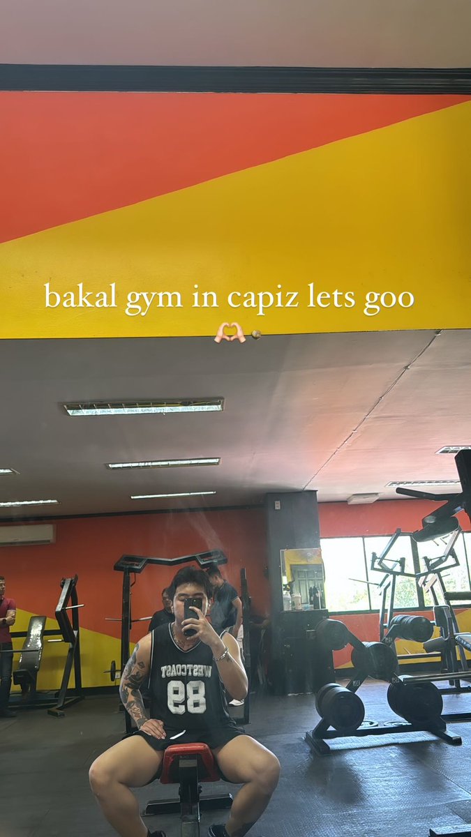 bakal gym muna sa capiz bago mag show mamaya ❤️😬