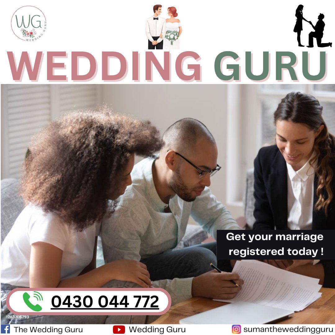 🎉 Ready to say 'I do' in style? Introducing Wedding Guru, your ultimate guide to crafting the perfect civil ceremony! 💐  Let's make your union official with elegance and grace. #CivilCeremony #WeddingGuru #LoveWins 💖