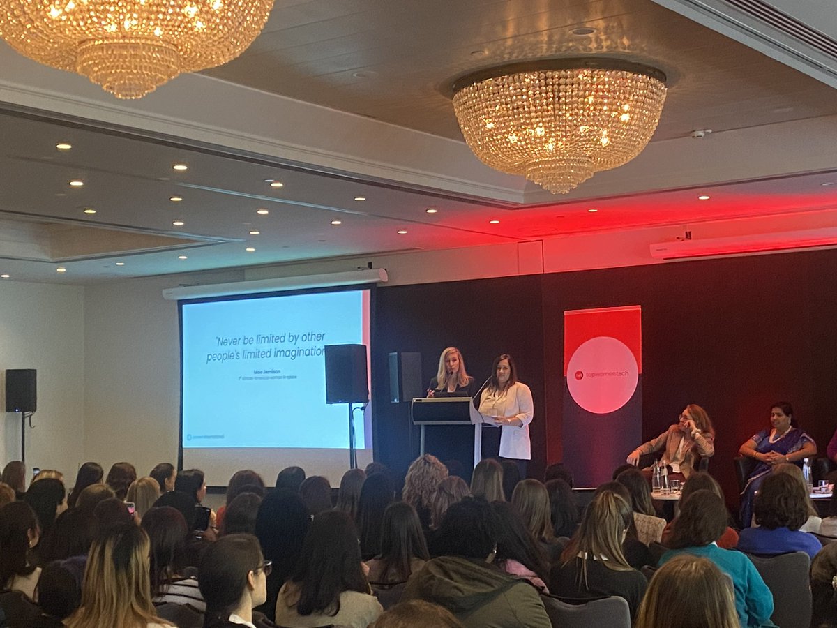 “As a woman in the male-dominated tech field, each of your steps, every one of your achievements, lays a new path, not just for yourself but for your entire industry.” Kicking off Top Women Tech IT & Engineering Summit with Valeria Solovyova & Aurélie Capiron‘s inspiring words!