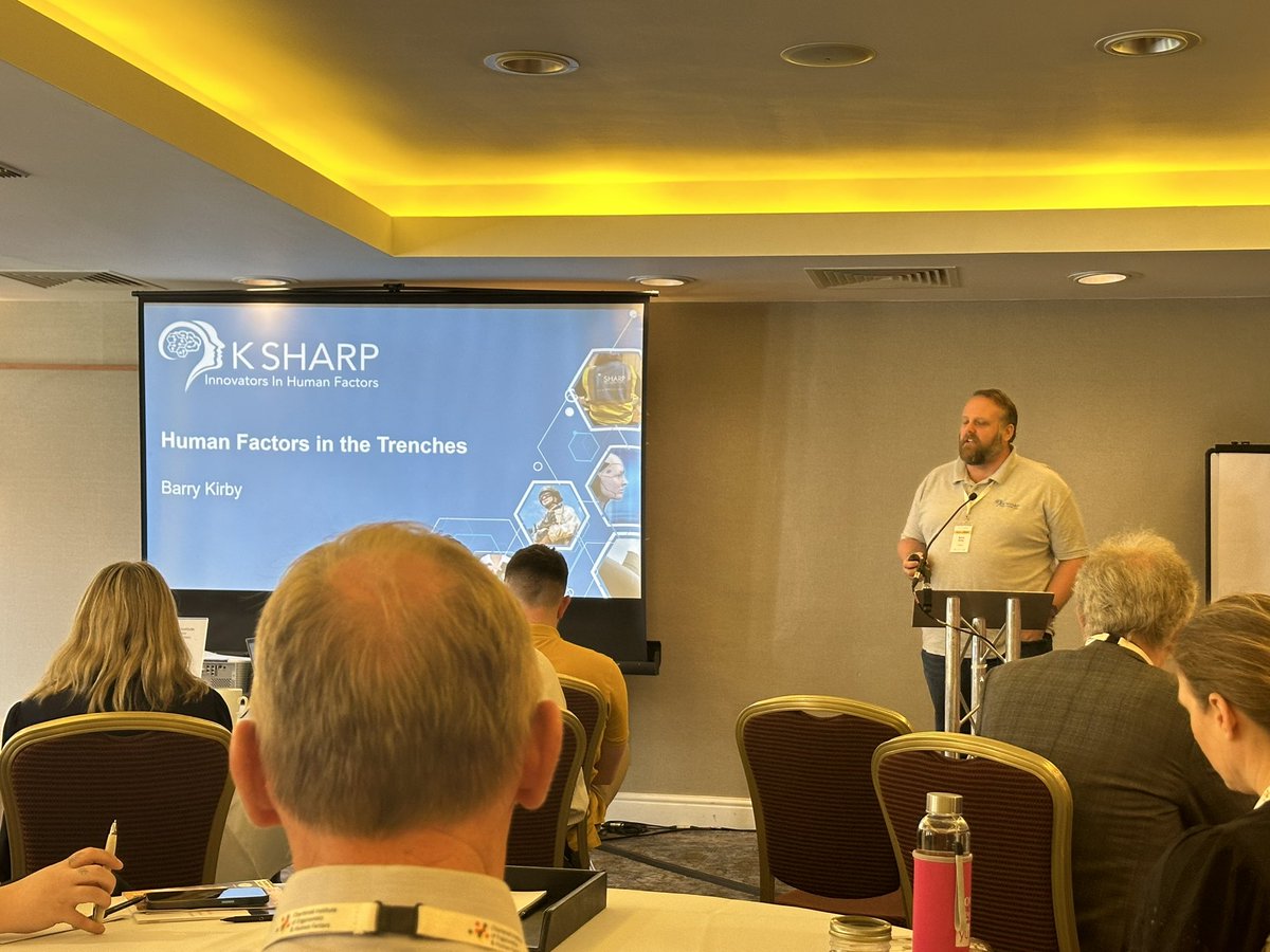 Recovering from an awesome #EHF2024 organised by the <a href="/CIEHF/">CIEHF</a> 

Proud of the <a href="/KSharpLTD/">K Sharp Ltd</a> team including <a href="/KatePreston96/">Dr Kate Preston</a> and Aimee Ferguson who presented their PHD work, and the whole team winning the Mystery night :-) 

Such a motivating event :-)