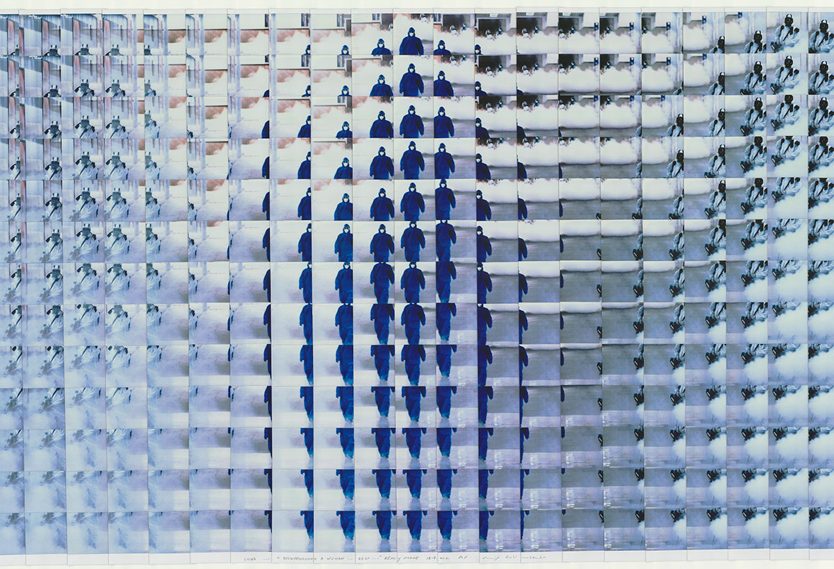 There's something interesting in the Polaroid compositions by Maurizio Galimberti