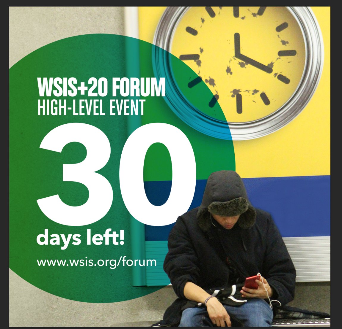 📣 Exciting news! We're just 30 days away from the WSIS+20 High-Level Event! 🎉 Join us as we celebrate two decades of the World Summit on the Information Society. Don't miss out! Register now on our website. ⬇️ wsis.org/forum #WSIS #SDGs
