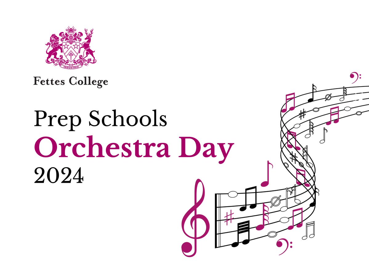 We are looking forward to welcoming pupils from @BelhavenSport, @cargilfield and @SchoolMarys  to Fettes today for our Prep Schools Orchestra Day. ✨

#OurCommunity