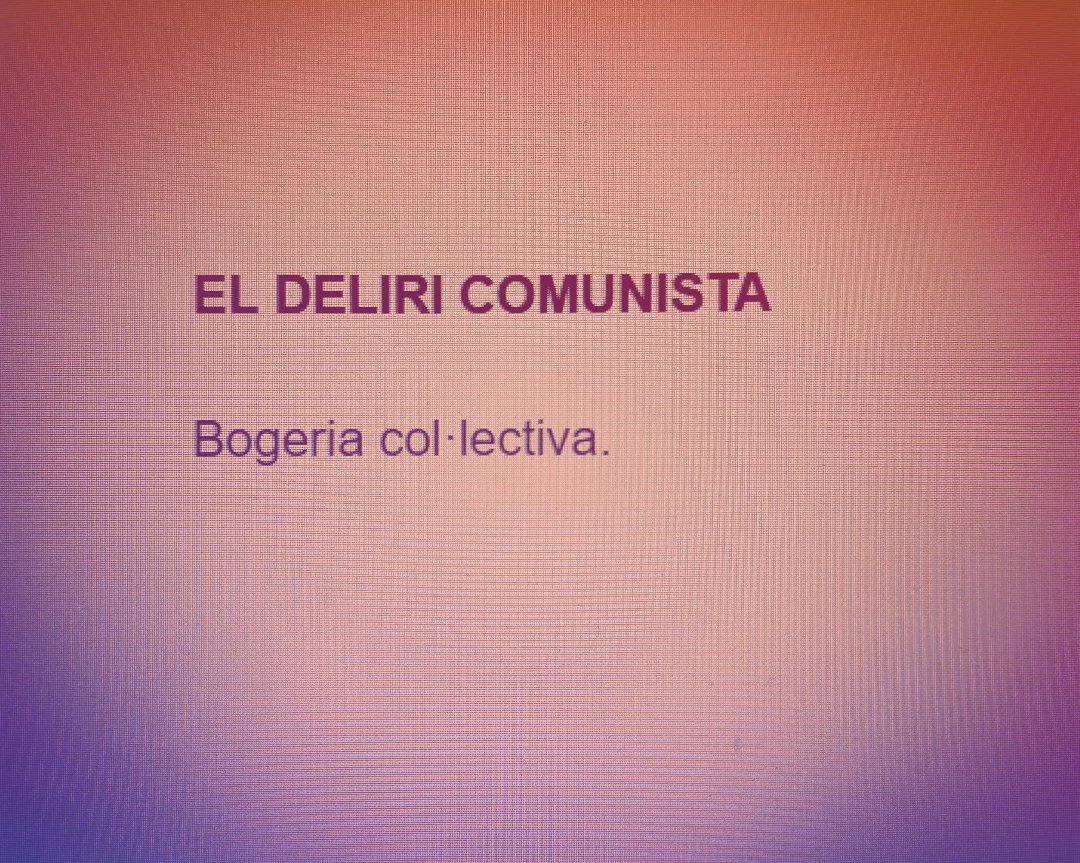 #microrelats #microcontes #escriure #escriureencatalà #relatsencatalà #uncontecadadia #dia1497 #eldeliricomunista #collectivitzar #bogeria