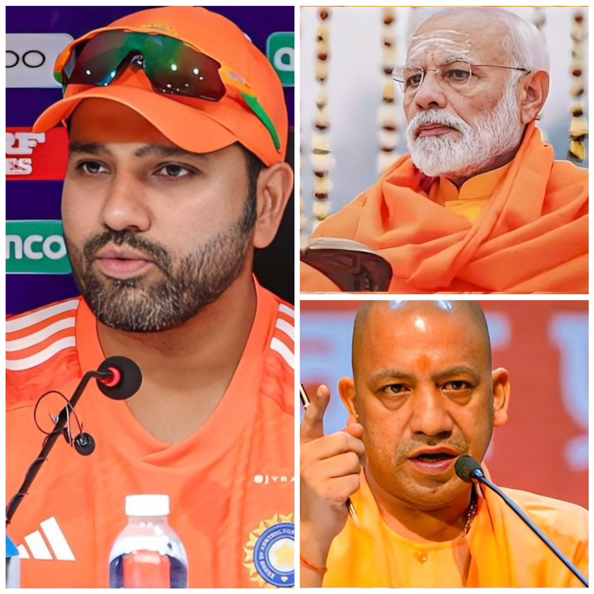 PM of 2024 Shree Narendra Modi🚩
PM of 2029 baba Adityanath Yogi🚩
PM of 2034 Hindu Sher Rohit Sharma🚩

Three Ultimate leader's Of Bharat🇮🇳🚩