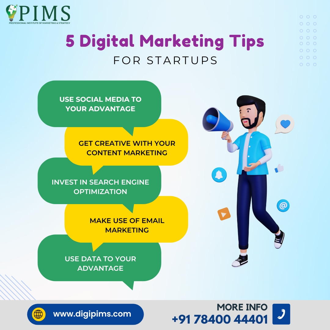 Unlock the potential of your startup with these essential digital marketing tips. 

#DigiPIMS #StartupMarketing #DigitalMarketingTips #OnlinePresence #BrandBuilding #SocialMediaStrategy #ContentCreation #DigitalTransformation #StartupSuccess