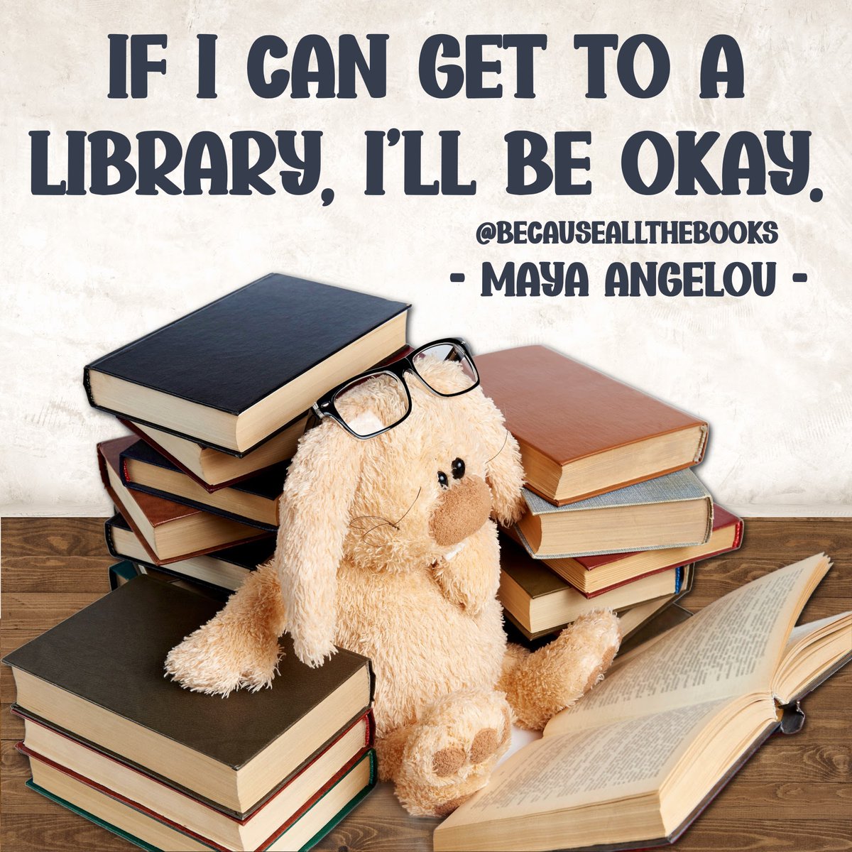 Maya Angelou understood the importance of the refuge libraries provide.

#BecauseAllTheBooks #LibrariesAreForEveryone #LibraryLove #LibrariesTransform