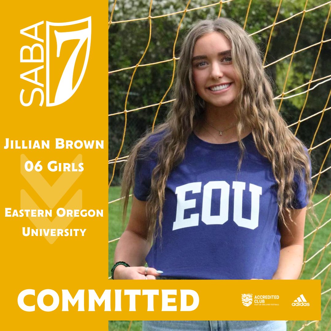 DEVELOPMENT 🇺🇲🇬🇧🇹🇿 Congratulations to Jillian Brown from our 06 Girls, who has committed to @eoumountaineers 👏 JOIN US TRYOUTS 👇 📲 DM 📥 info.usa@7eliteacademy.com 🌐 7tryouts.com #7EliteAcademy | #7EliteSABA | #PlayerPathway | #UYSA | #CollegeSoccer