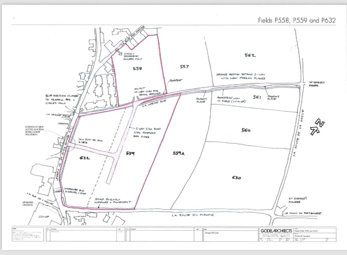 Parishioners in St Peter have postponed a decision on proposed changes to the roads in the village that would have allowed a development of over 100 homes near the Co Op. Villagers are concerned about increased traffic flows and speeding motorists near the planned new homes.