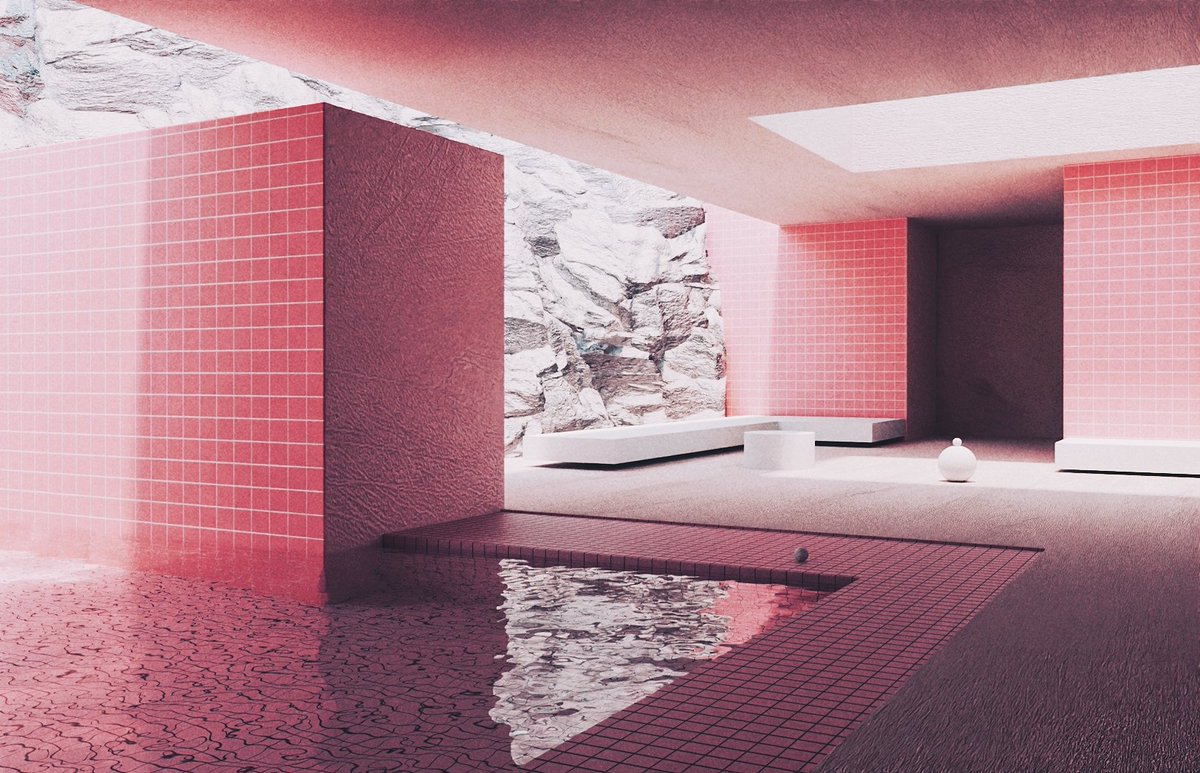 pepc360's tweet image. pastel brutalism
#poolcore #dreamcore #architecture #brutalism #art  #liminalspace