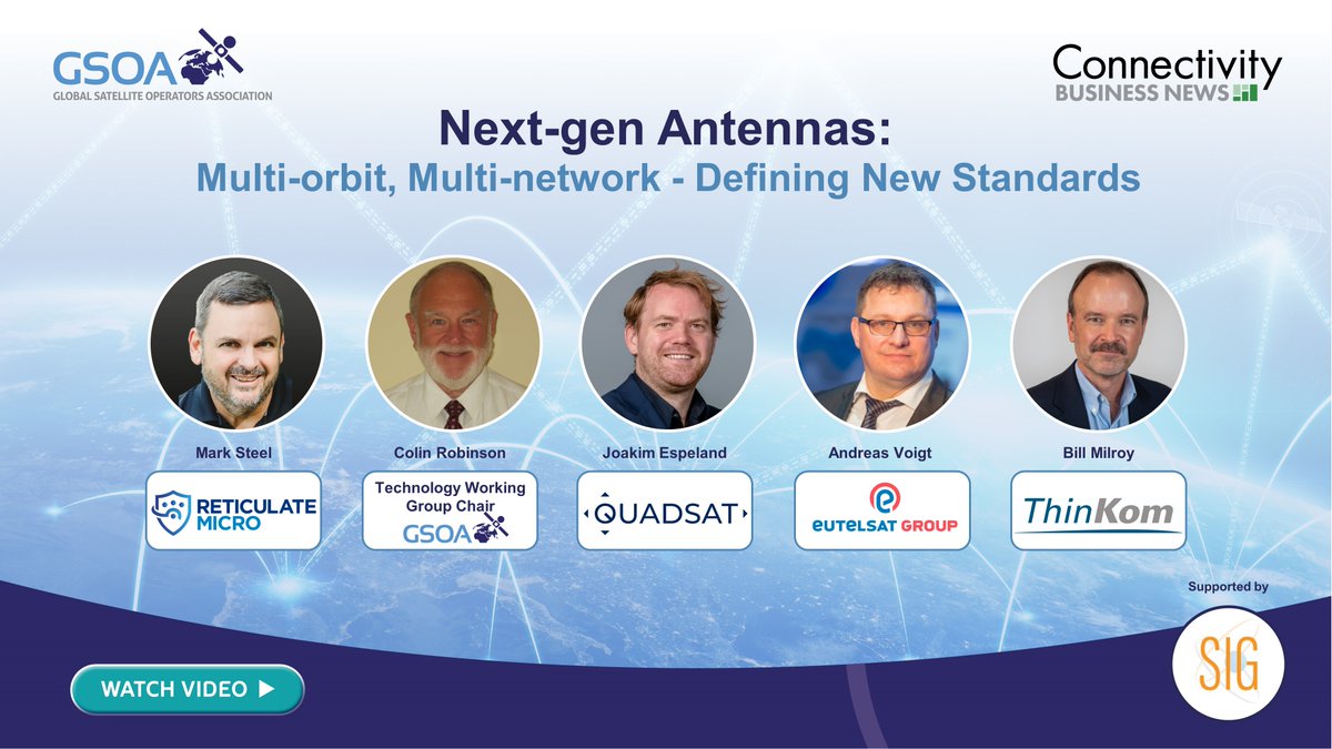 📢📺Watch @GSOA_SAT webinar gsoasatellite.com/webinar/next-g….
🛰️📡FPAs are recognised as pivotal for next-gen SATCOM, but the lack of standardised testing & approval processes are a significant barrier to widespread adoption. @SatcomsIG @QuadSat @reticulateio @EutelsatGroup @ThinKom_Inc