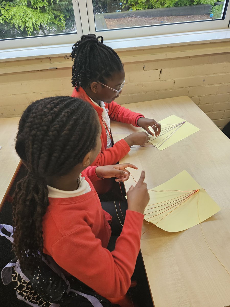 Wow, great bracelets made at Arts and Crafts Afterschool Club, yesterday. Lots of concentration needed 🧐🧶