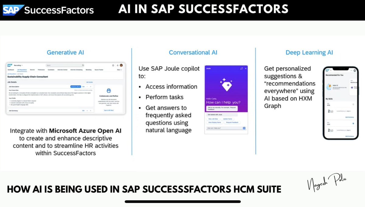 AI IN SAP SUCCESSFACTORS HCM SUITE

#SAP #SAPSuccessFactors #HCM #AI #ArtificialIntelligence