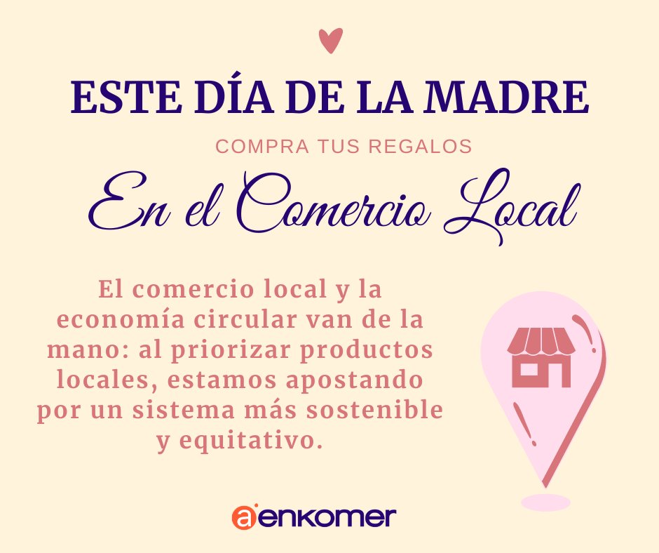 💞 Celebra este Día de la Madre de forma consciente y responsable, apoyando la economía circular y el comercio local ✨