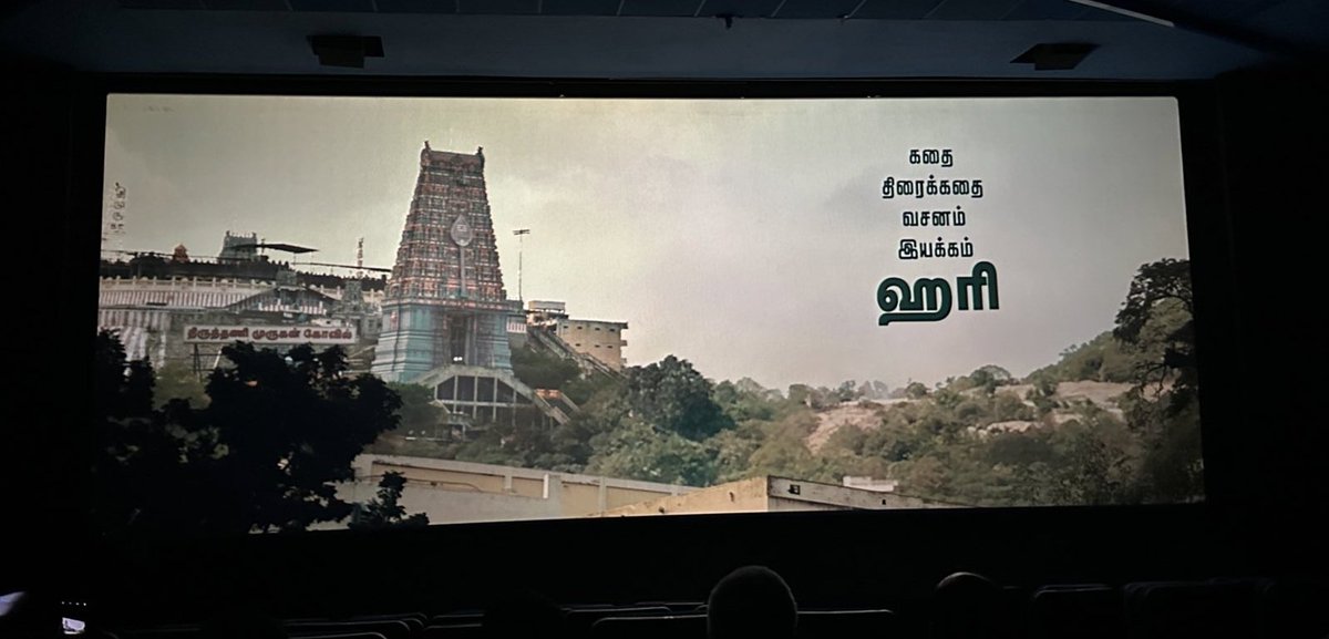 Showtime : #Rathnam @SriDeviCinemas - Puliyampatti Good to see family audience in Matinee show #Rathnam Dir Hari sir bringing ground audience to Theatres ✌️✌️