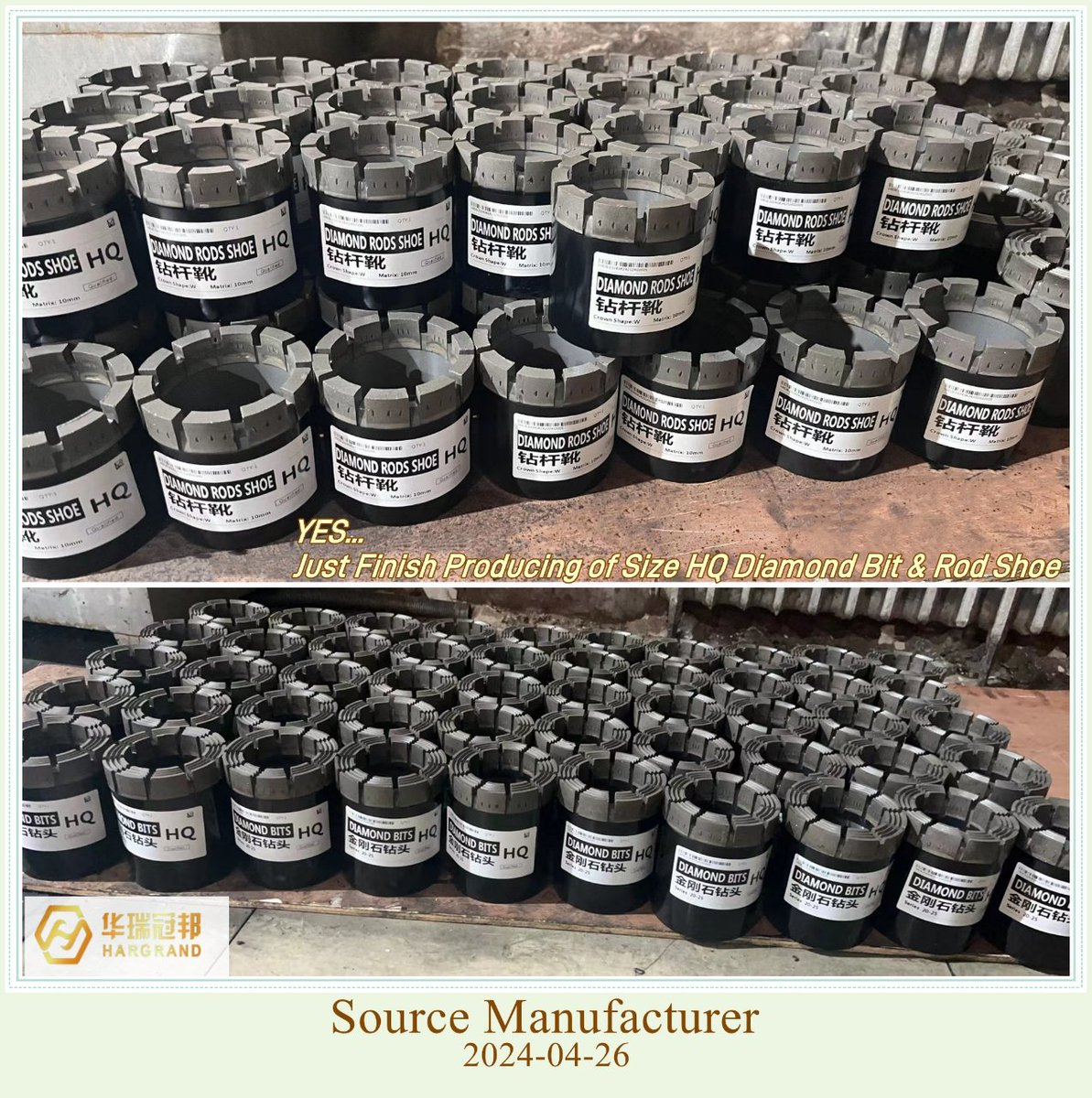 CandaceZhou7's tweet image. YES...
Size HQ
Diamond Bit 
And Rod Shoe 
WhatsApp: +86 187 3166 6682
#Geotechnicaldrilling #Corebit #Drillingrod #Rockdrillingtools
#Explorationdrilling #Diamondbits
#Corebarrel #Wirelinedrilling #Drillingtools #Mineralexploration #Groundinvestigation #Siteinvestigation #Mineral