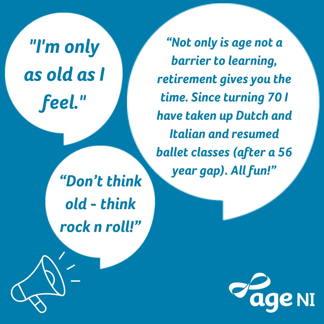 Let's break down age barriers this #GIW24 ! According to @who Global Campaign to Combat Ageism, intergenerational activity is a proven way to reduce ageism. We asked our Consultative Forum what breaking down age barriers means to them... @GenerationsWT @LinkGenNI @agenipolicy