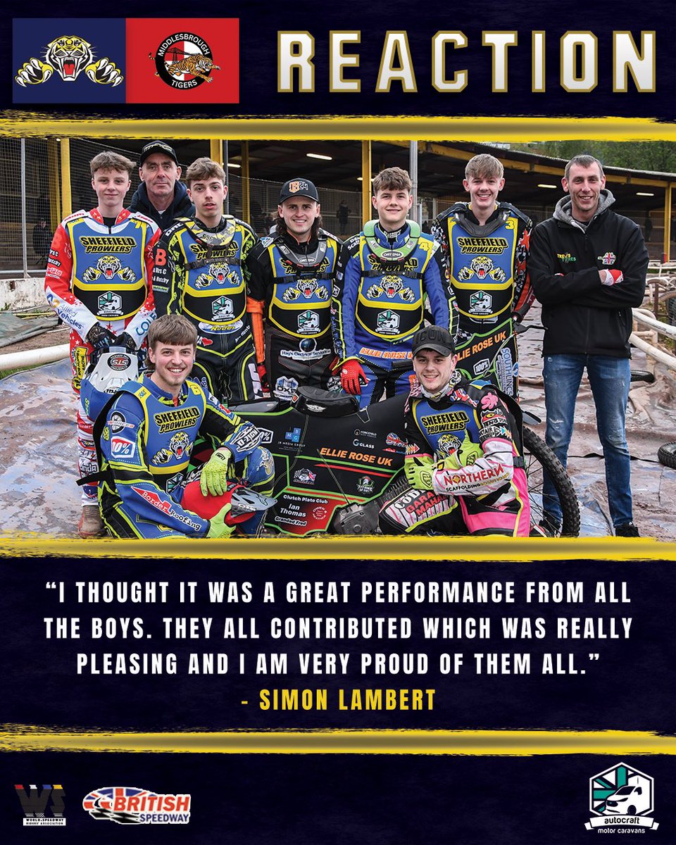 🗞️🗣️ WE opened our WSRA National Development League campaign with a hard-fought 48-42 home win over Middlesbrough. Reaction & report online ⤵️ sheffield-speedway.com/news.php?exten… 📸 Charlotte Flanigan
