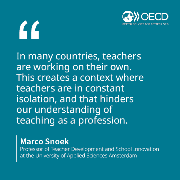 What should the teaching profession look like in the future? In this episode of the Top Class Podcast, Professors A. Lin Goodwin and Marco Snoek talk to the OECD’s @DuncanCrawford_ about how workplace culture for teachers should change. Listen here 👉linktr.ee/TopClassPodcast