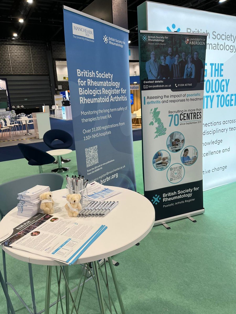 📢 BSR Registers Celebration Event 📍 BSR stand, exhibition hall 🕘 10:35am - 11:05am ⭐️ Come and celebrate the achievements of the BSR registers and meet the teams! We're looking forward to seeing you there and having a chat! @UoAEpi @BCRD_Study @RheumatologyUK #BSR24