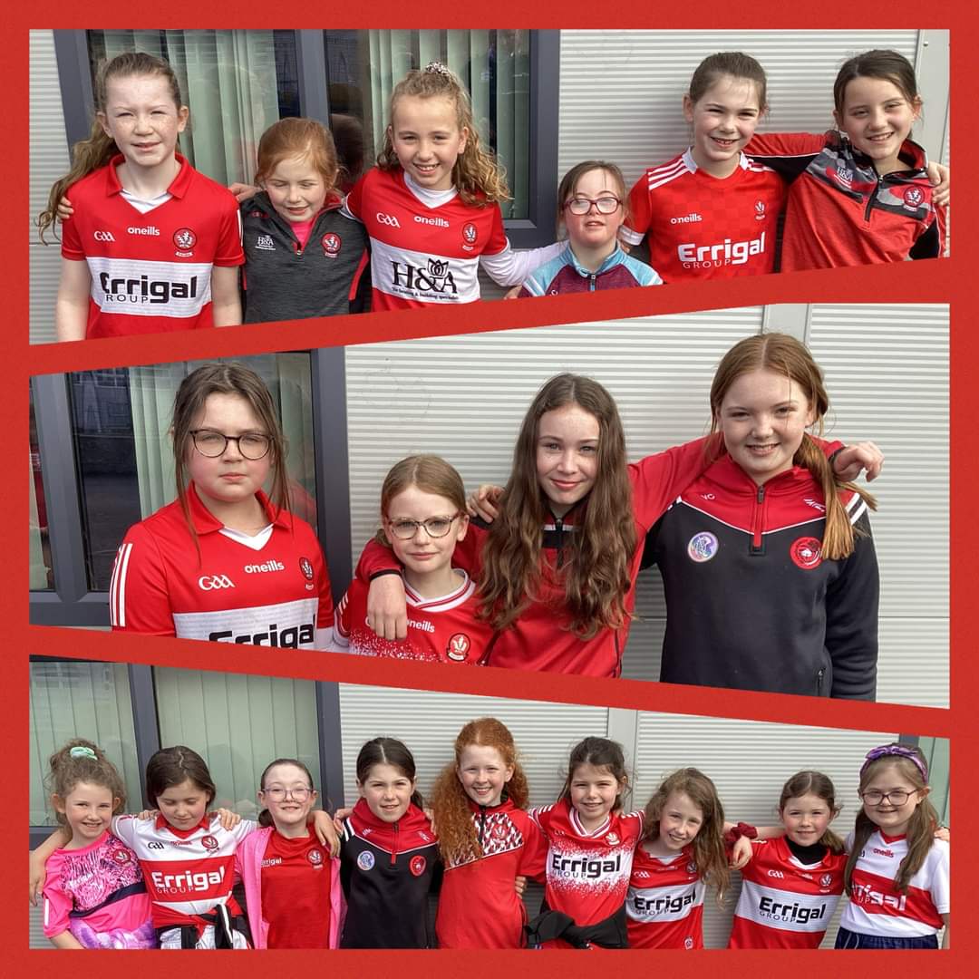 Following our red and white day last week in support of Derry's Senior Football team, we come together once again, to support Derry's Senior Camogie team ahead of their Ulster semi-final match this weekend. Good luck ladies!!! @doiregaa @doire_mbunscol