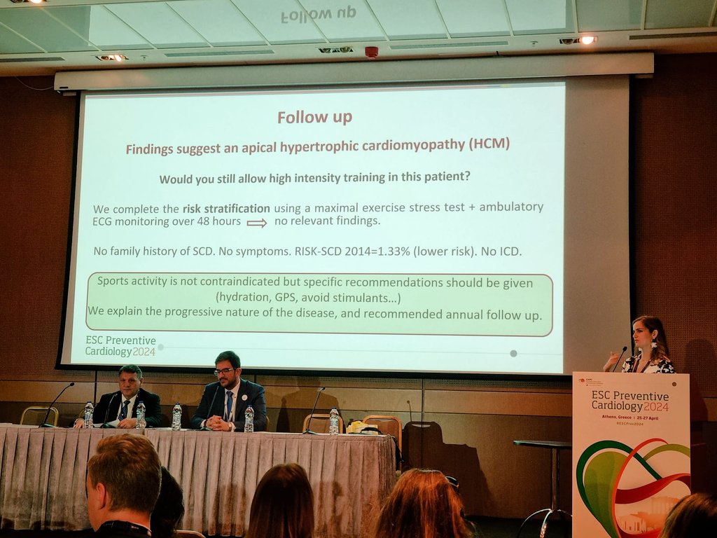 Marga Calvo López (@margacalvo2) on Twitter photo Glad to be selected as one of the clinical cases in Sports cardiology and exercise prescription in special situations in the #ESCPrev2024 congress in Athenes #EAPC ❤️🏃🏃♀️ Glad to be selected as one of the clinical cases in Sports cardiology and exercise prescription in special situations in the #ESCPrev2024 congress in Athenes #EAPC ❤️🏃🏃♀️