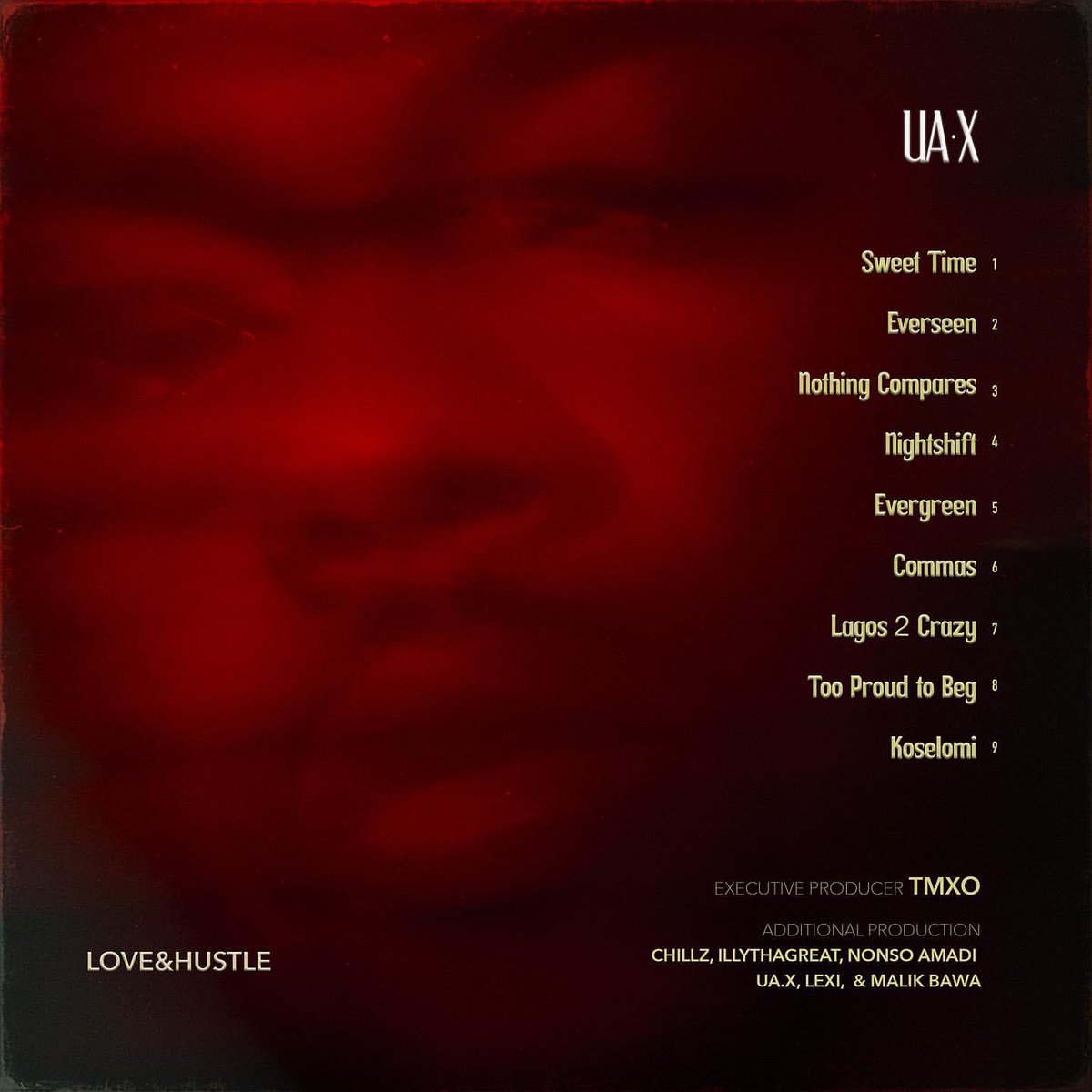 🚨Afro-RnB act @uaxseyi has released his debut studio album “Love & Hustle”, out now. 👏🏽📀 — The 9-track album is supported by lead single “Evergreen” and Exec produced by TMXO.