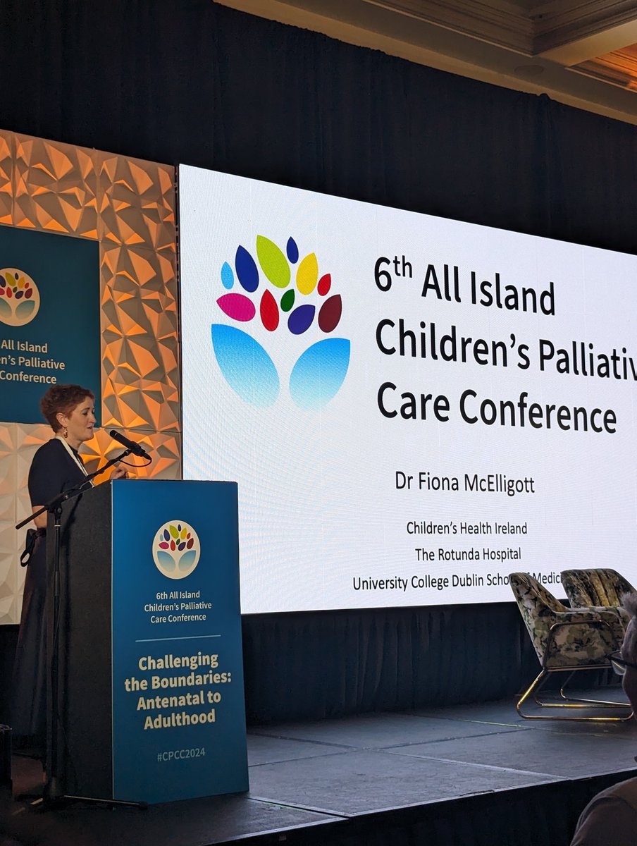 We're into day two, and we have <a href="/FionaMcElligott/">Fiona McElligott</a> giving a quick update on #ChildrensPalliativeCare in Ireland #cpcc2024