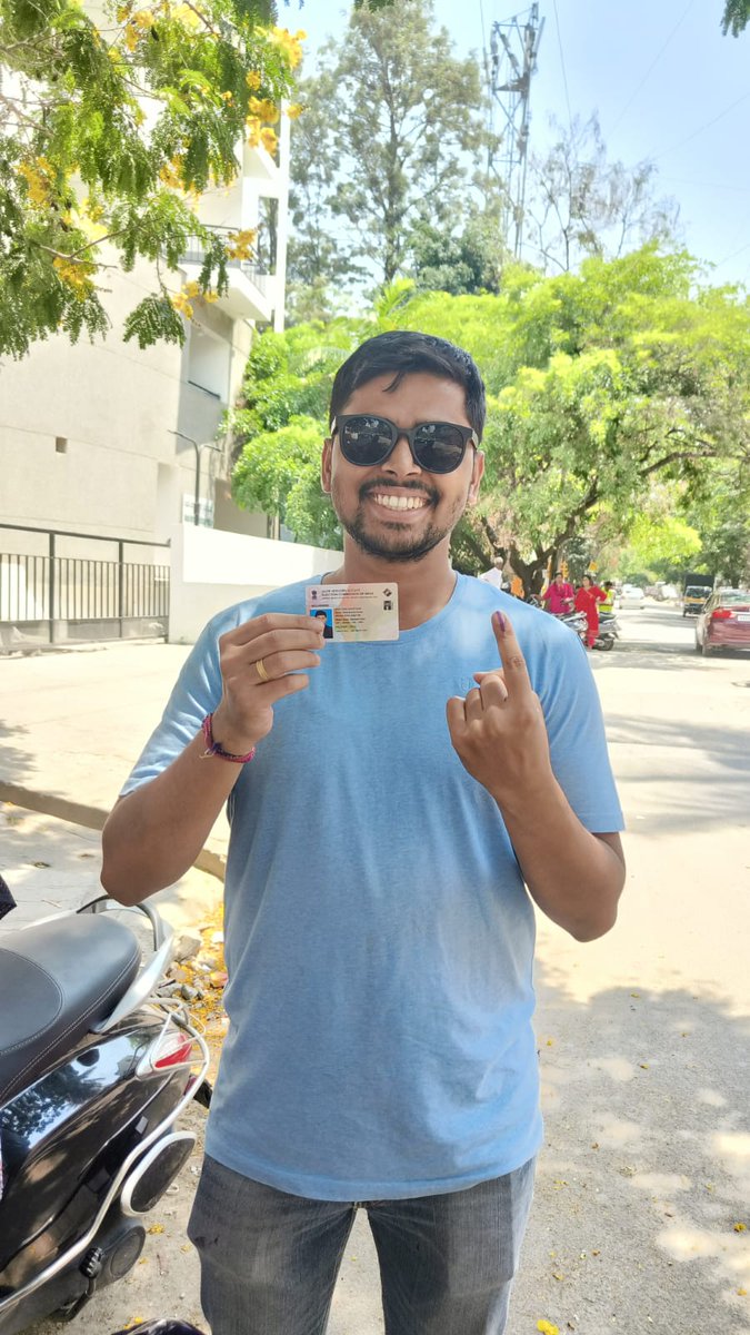 Voted for Progress for All
Voted for INDIA 
Voted for Panch-NYAY 

#BengaluruCentral