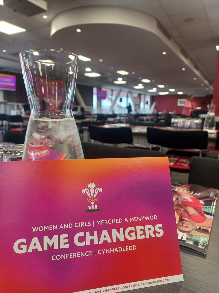 WRU_Community's tweet image. Mae popeth yn barod ar gyfer deuddydd o drafod a dathlu rygbi Merched a Menywod.

The scene is set to promote and celebrate Women&apos;s rugby in Wales. @WelshRugbyUnion @principalitysta 

#WRUGAMECHANGERS24