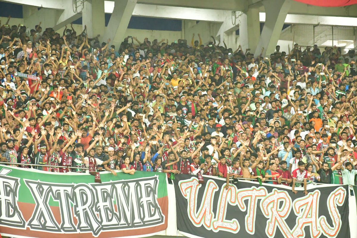 Welcome to the hell 😈

#UltrasMohunBagan #GreenMaroonloyalUltras #MBAC1889 #JoyMohunBagan #MDX #mariners #MohunBagan